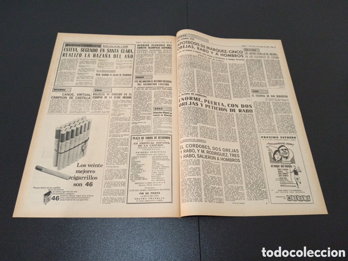Coleccionismo deportivo: MARCA 15/07/1970 - Foto 4