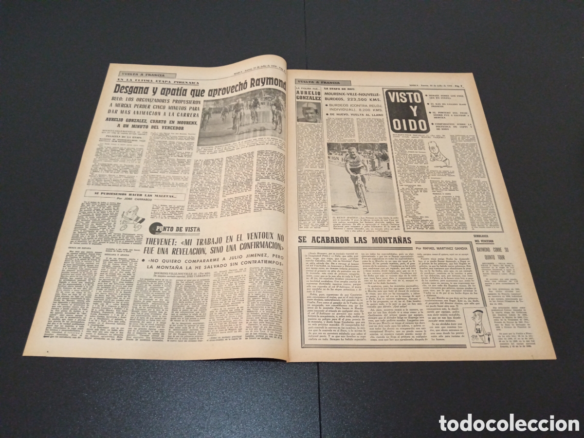 Coleccionismo deportivo: MARCA 16/07/1970 - Foto 2