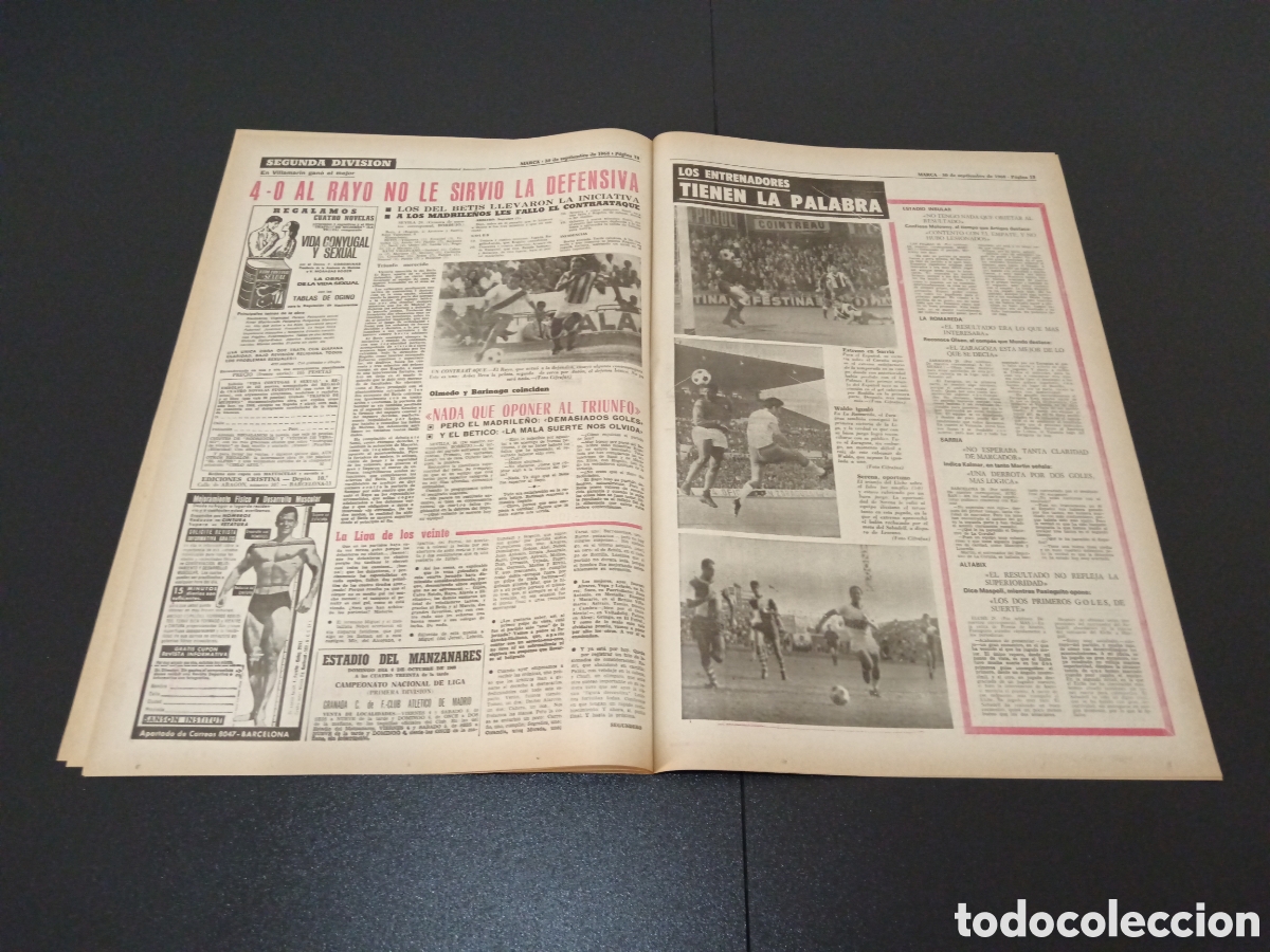 Coleccionismo deportivo: MARCA 30/09/1968 - Foto 7