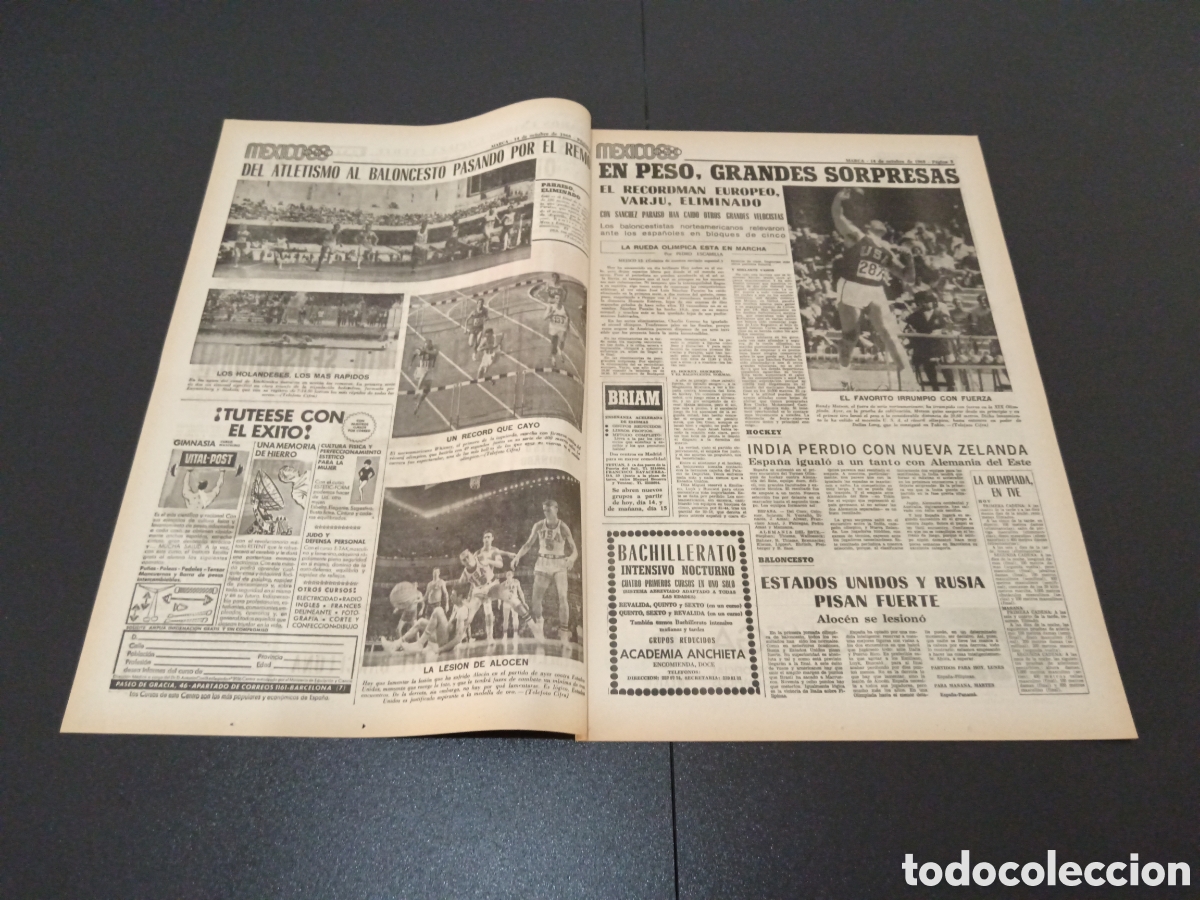 Coleccionismo deportivo: MARCA 14/10/1968 - Foto 2