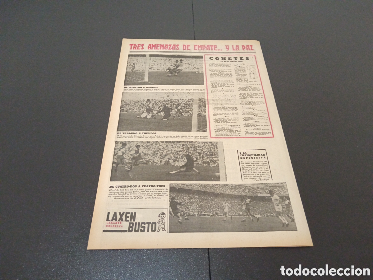 Coleccionismo deportivo: MARCA 14/10/1968 - Foto 12