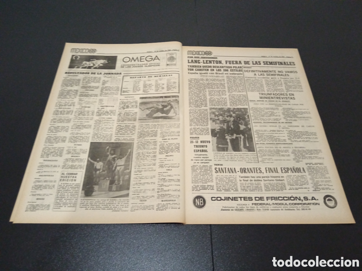 Coleccionismo deportivo: MARCA 21/10/1968 - Foto 3