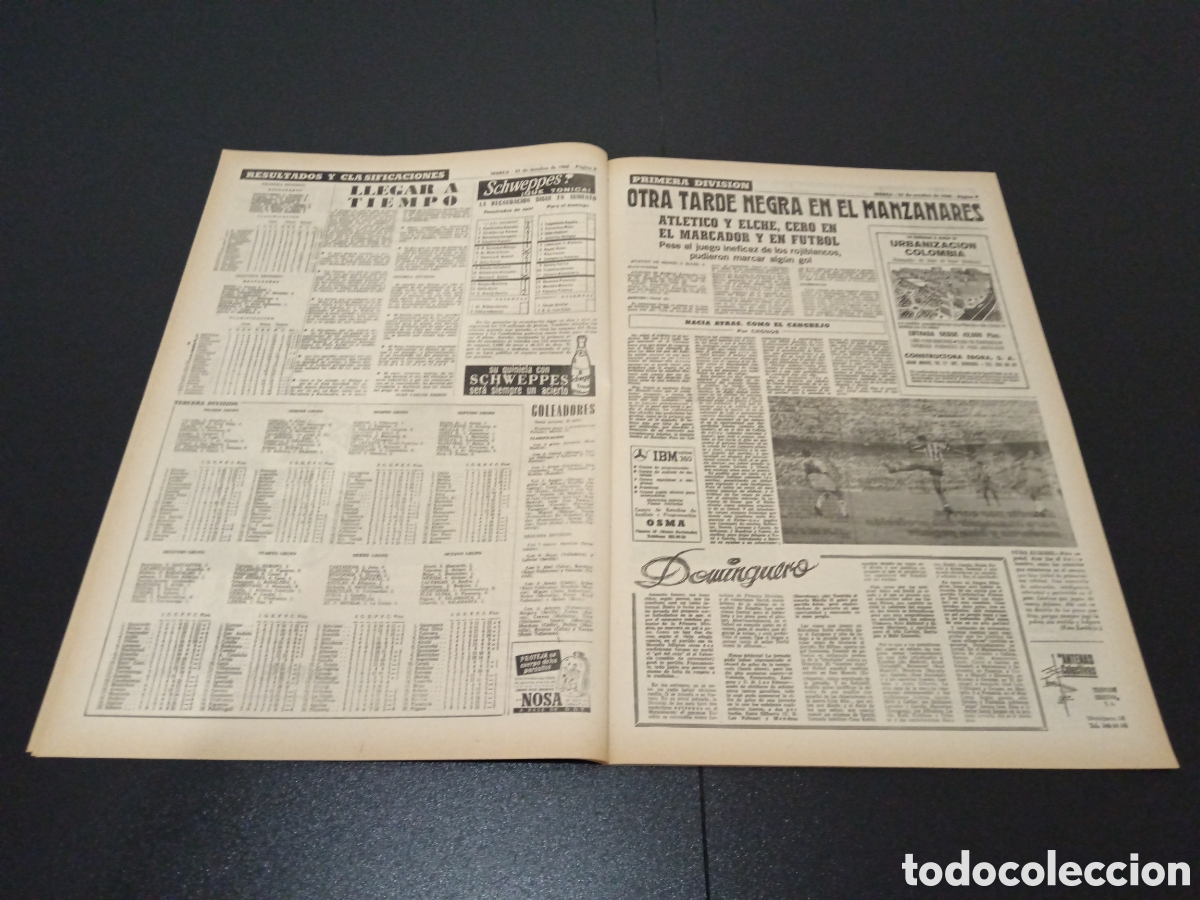 Coleccionismo deportivo: MARCA 21/10/1968 - Foto 5
