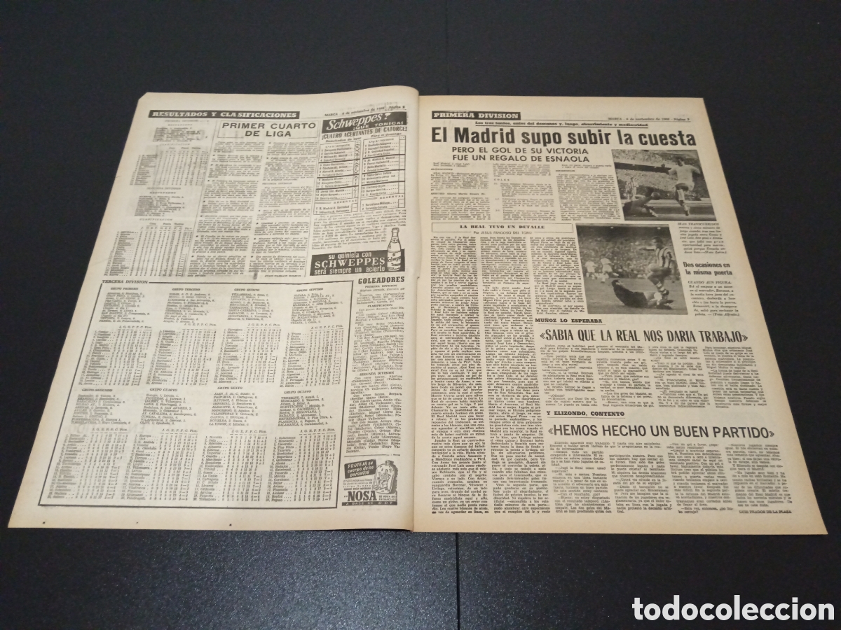 Coleccionismo deportivo: MARCA 04/11/1968 - Foto 2