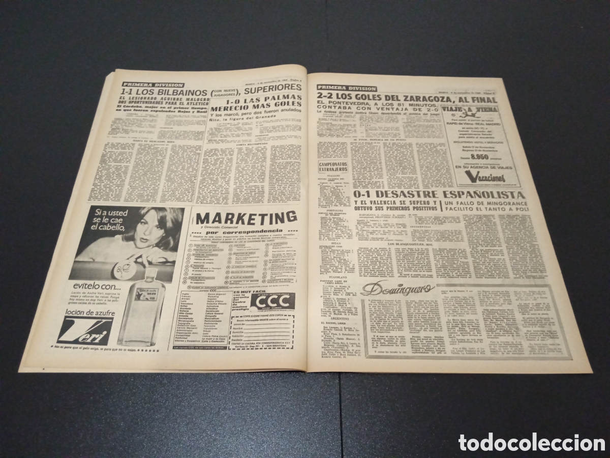Coleccionismo deportivo: MARCA 04/11/1968 - Foto 4