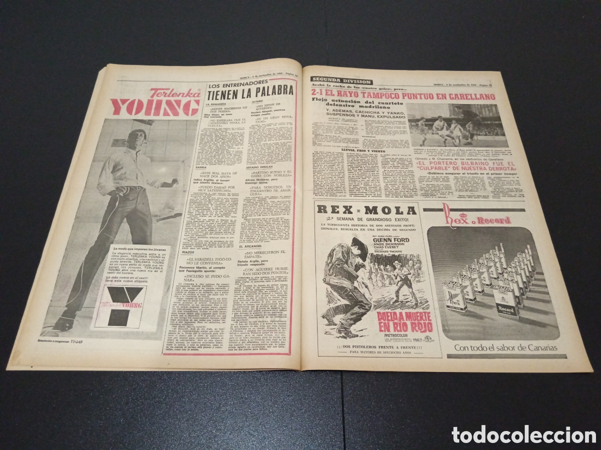 Coleccionismo deportivo: MARCA 04/11/1968 - Foto 6