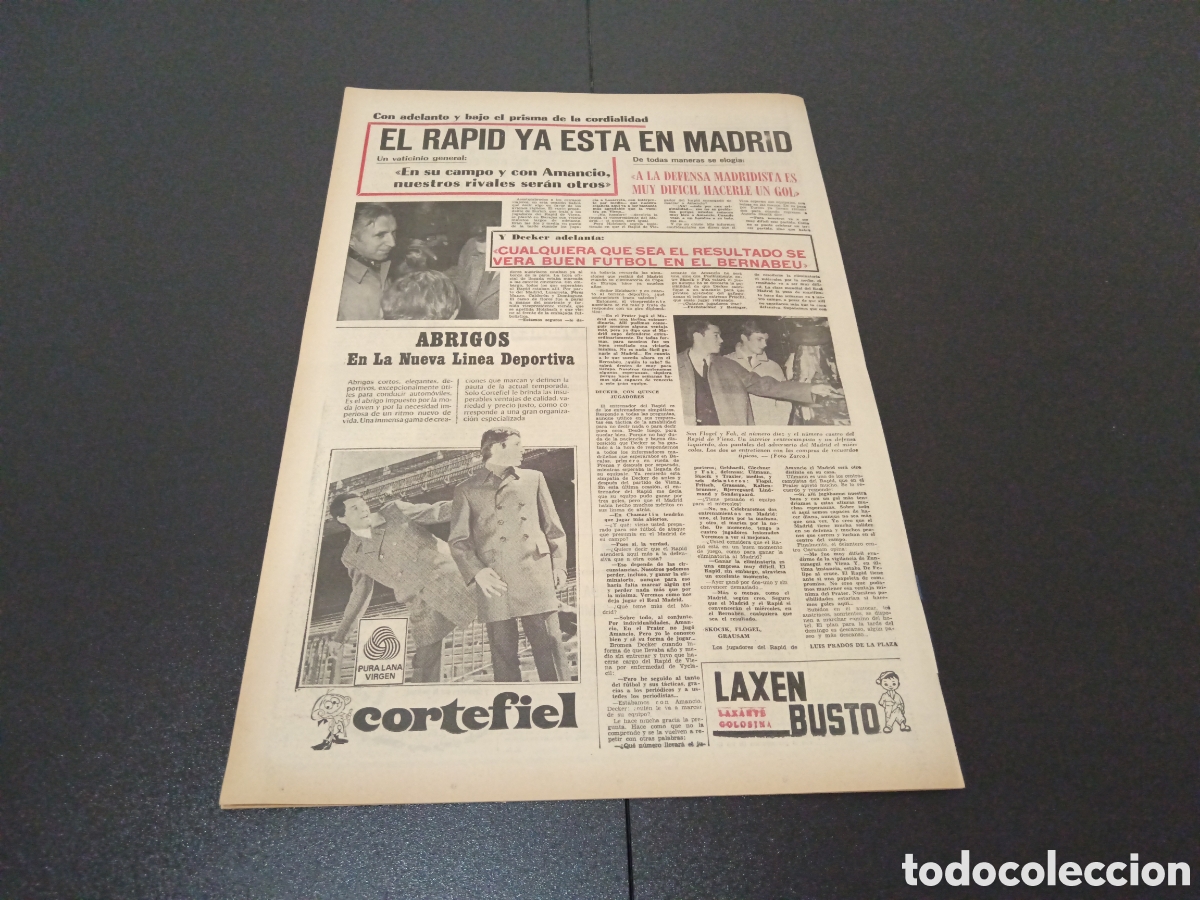 Coleccionismo deportivo: MARCA 02/12/1968 - Foto 11