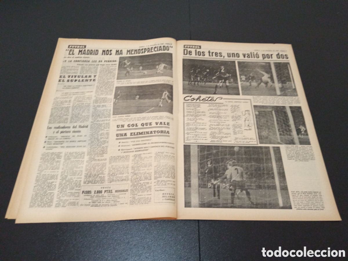 Coleccionismo deportivo: MARCA 05/12/1968 - Foto 4