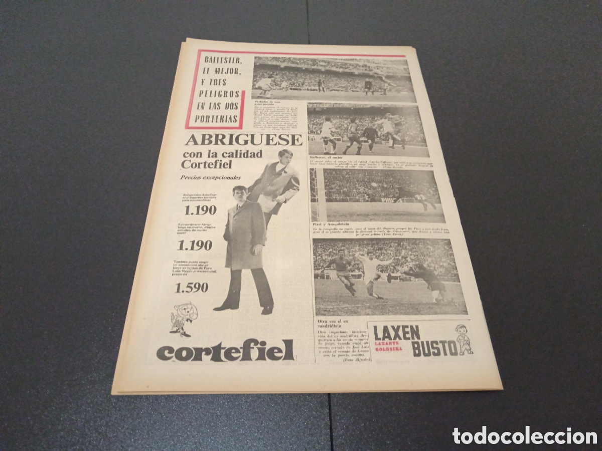 Coleccionismo deportivo: MARCA 16/12/1968 - Foto 12
