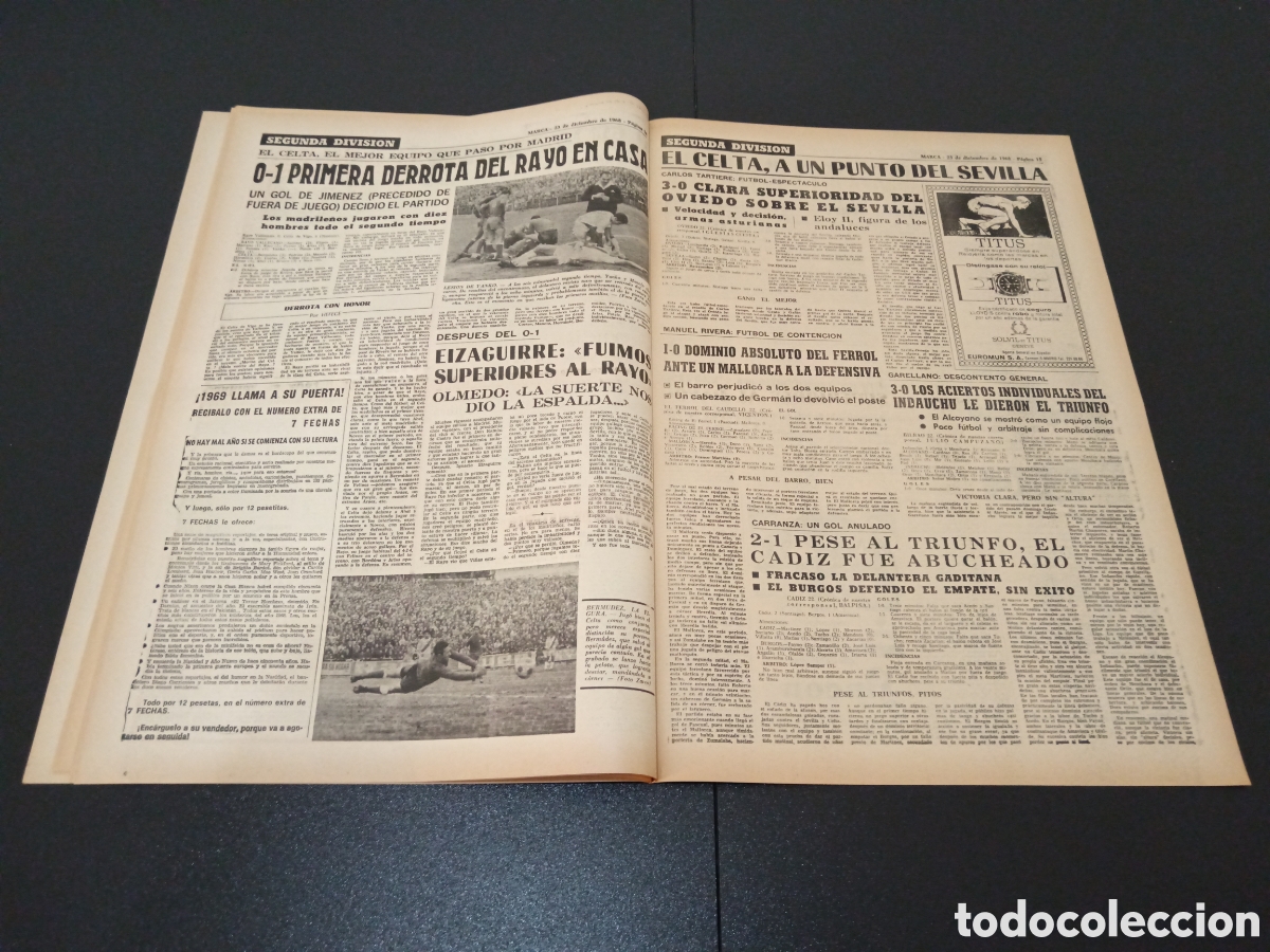 Coleccionismo deportivo: MARCA 23 /13/1968 - Foto 7