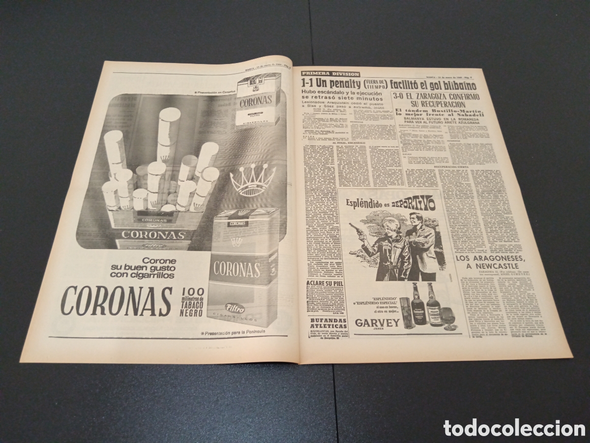 Coleccionismo deportivo: MARCA 13/01/1969 - Foto 4