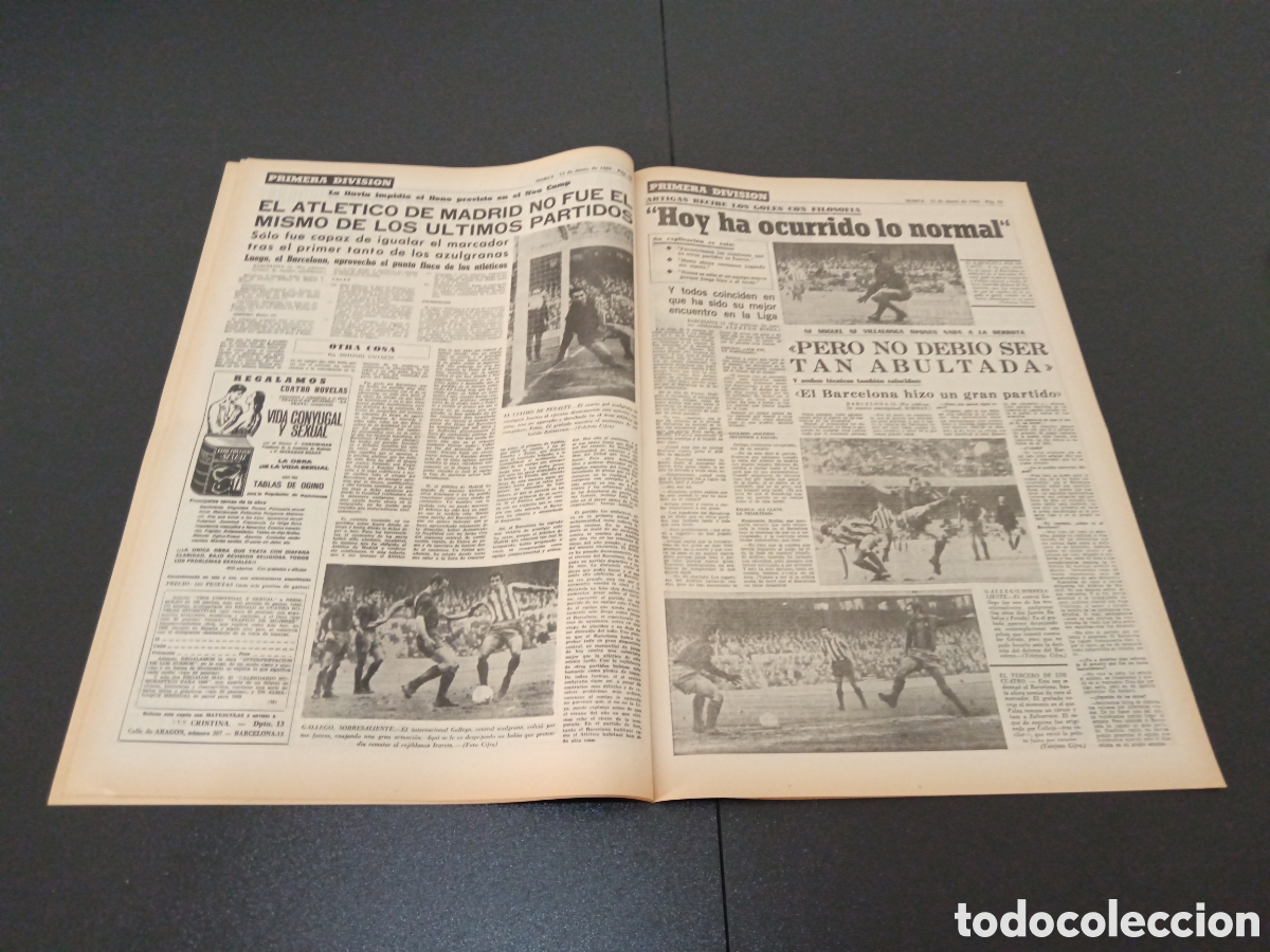 Coleccionismo deportivo: MARCA 13/01/1969 - Foto 6