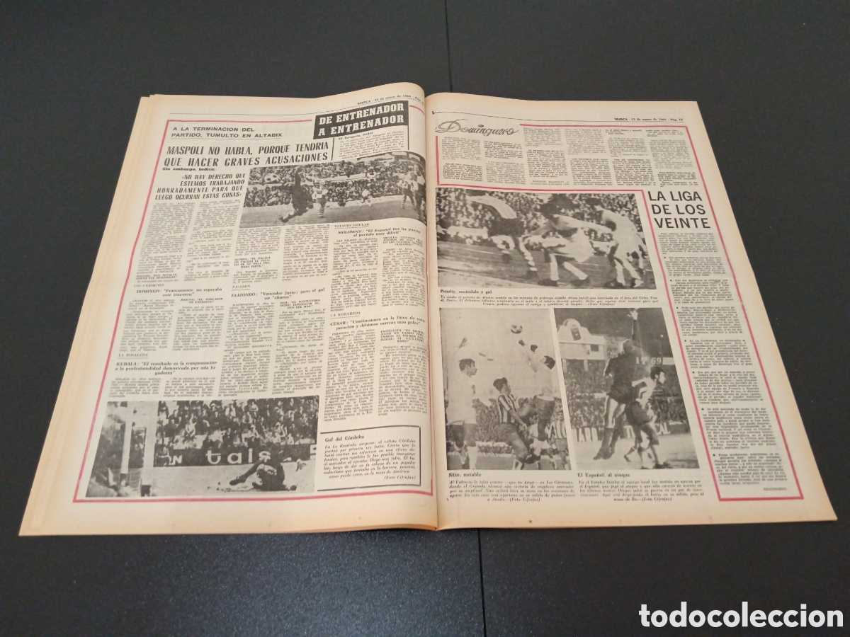 Coleccionismo deportivo: MARCA 13/01/1969 - Foto 7