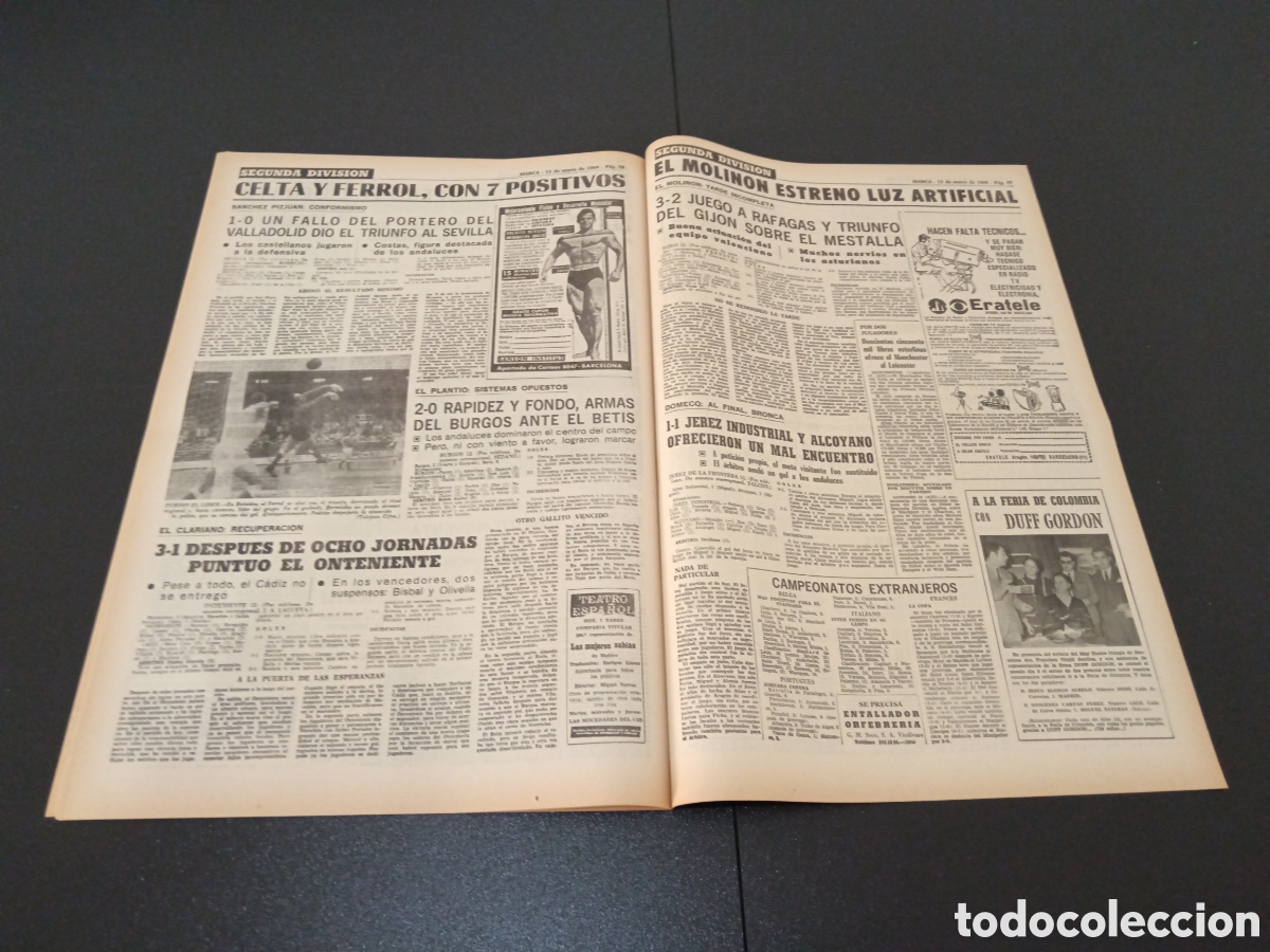 Coleccionismo deportivo: MARCA 13/01/1969 - Foto 9