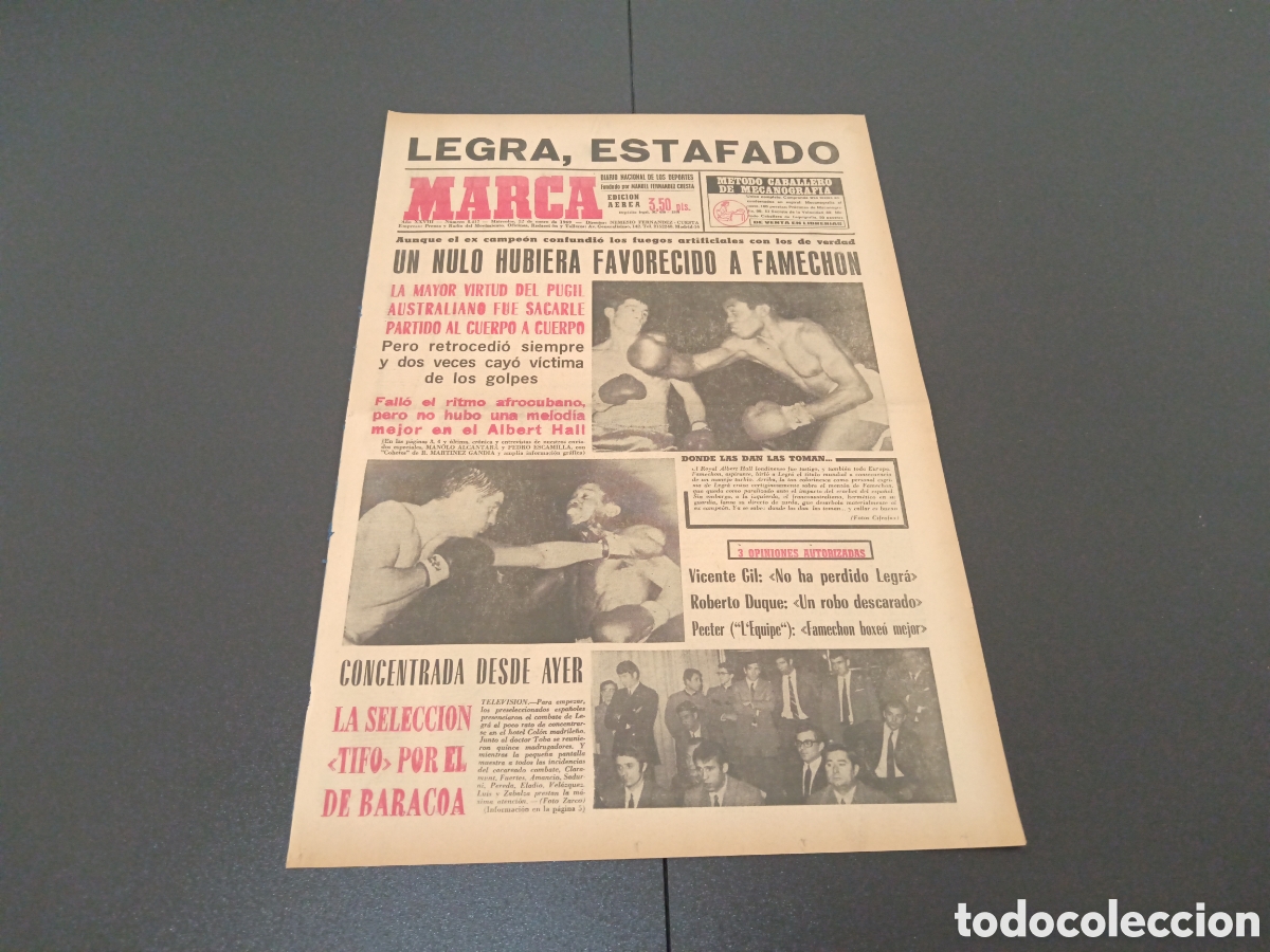 Coleccionismo deportivo: MARCA 22/01/1969 - Foto 1