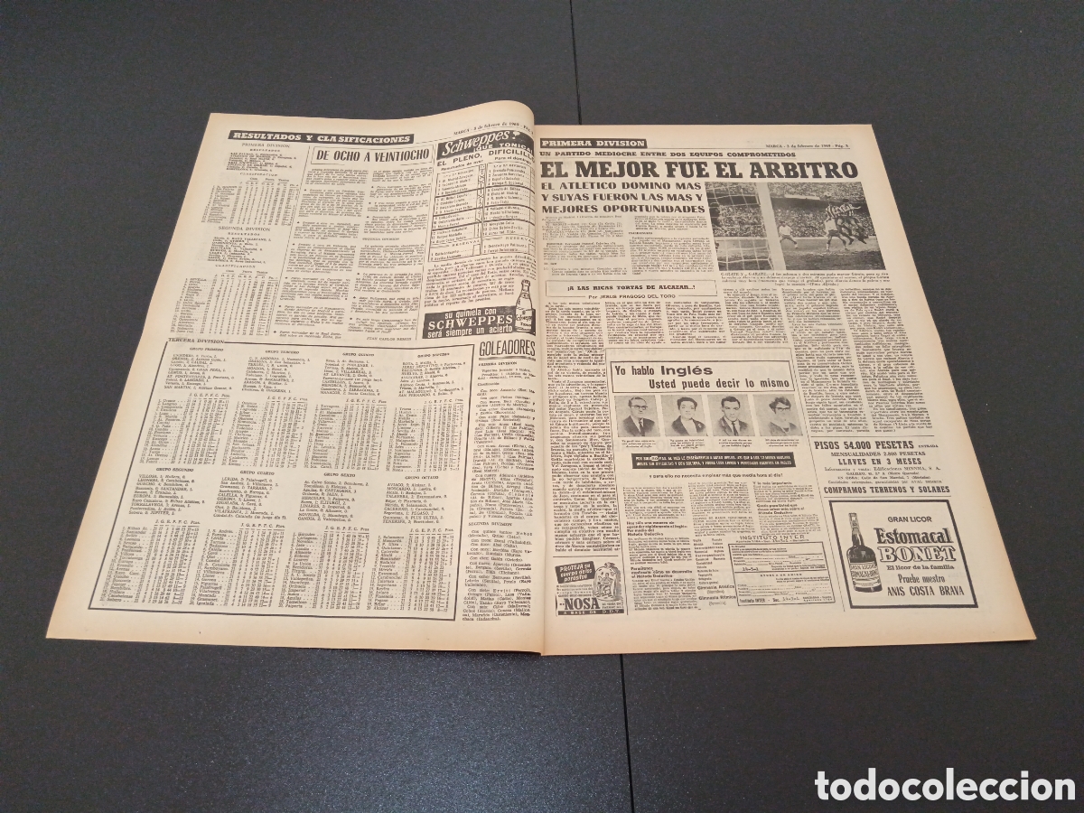 Coleccionismo deportivo: MARCA 03/02/1969 - Foto 2