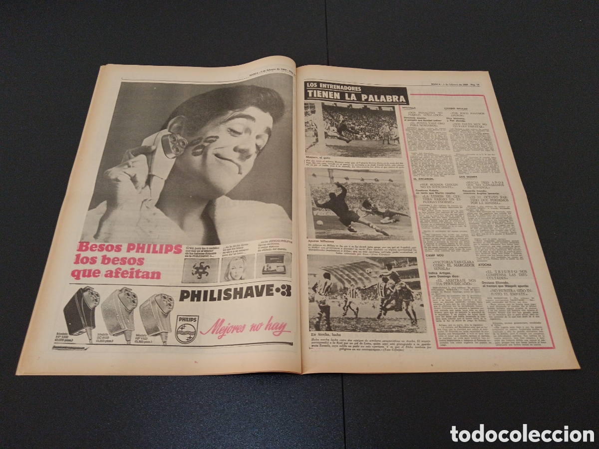 Coleccionismo deportivo: MARCA 03/02/1969 - Foto 7