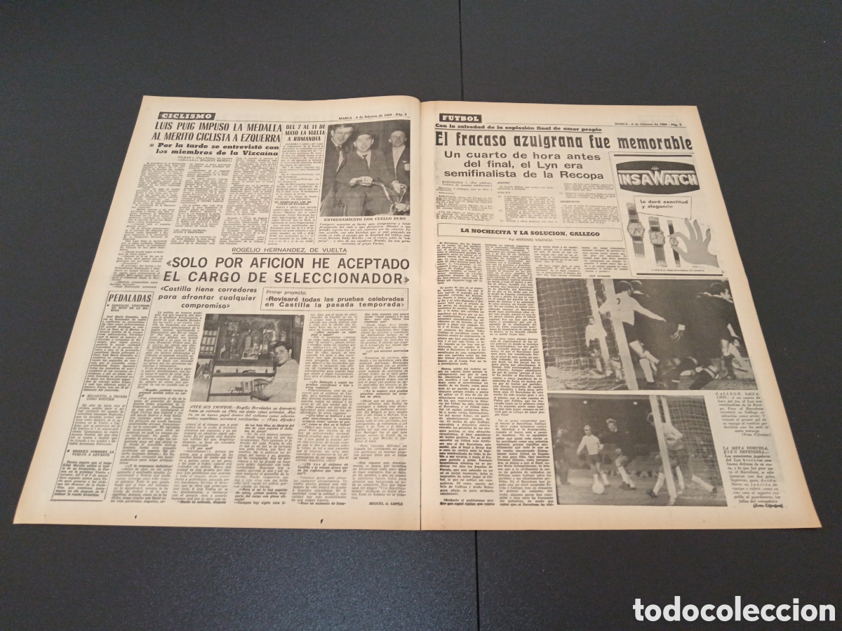 Coleccionismo deportivo: MARCA 06/02/1969 - Foto 2