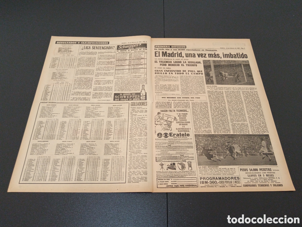 Coleccionismo deportivo: MARCA 10/02/1969 - Foto 2