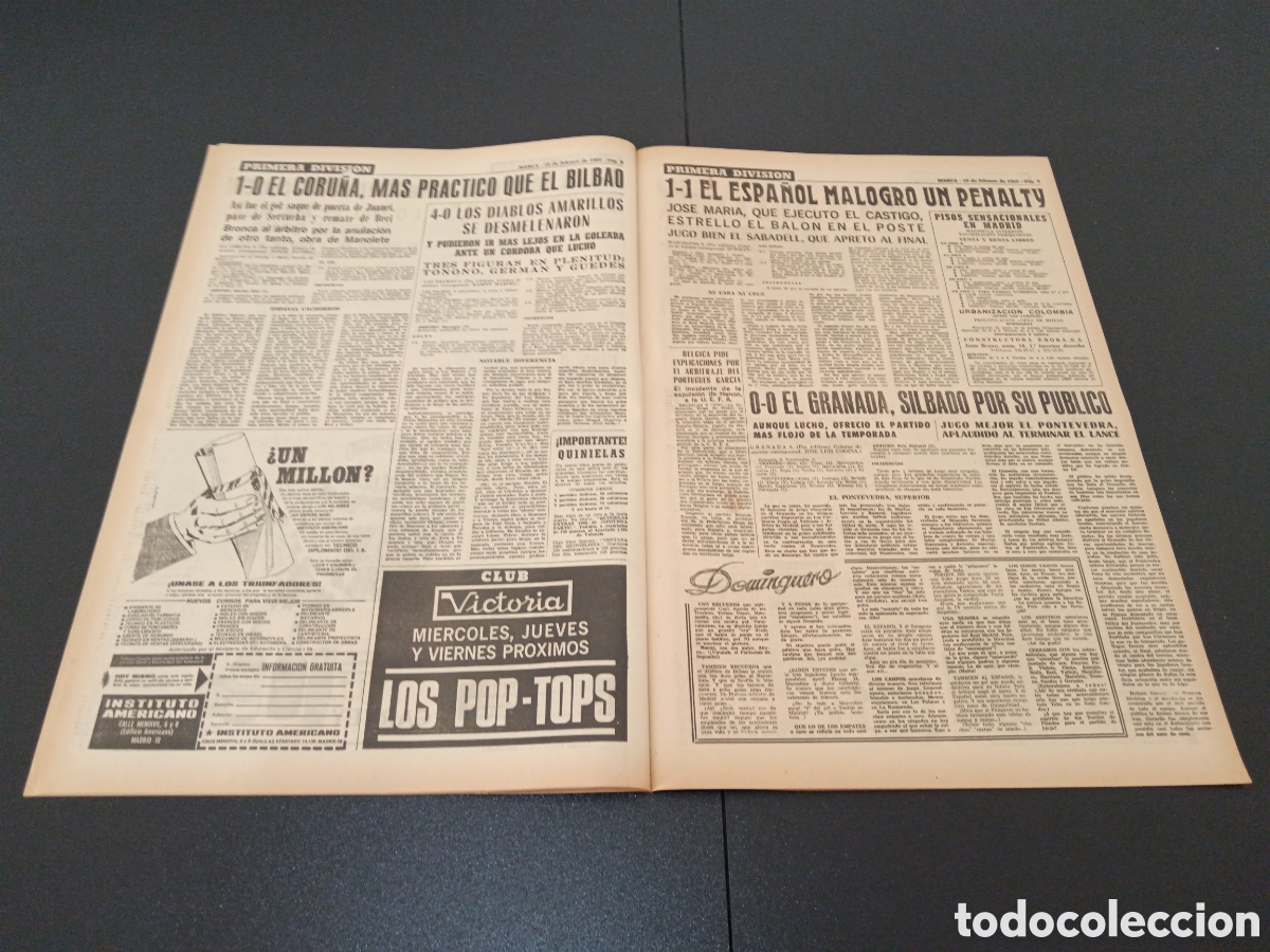 Coleccionismo deportivo: MARCA 10/02/1969 - Foto 5