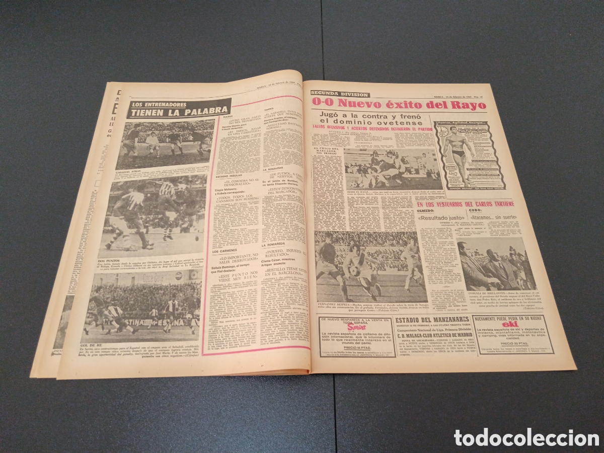 Coleccionismo deportivo: MARCA 10/02/1969 - Foto 7