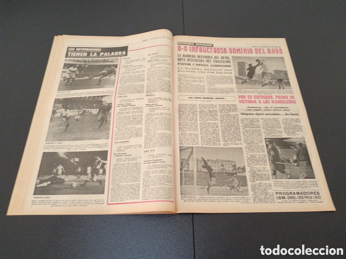 Coleccionismo deportivo: MARCA 17/02/1969 - Foto 7