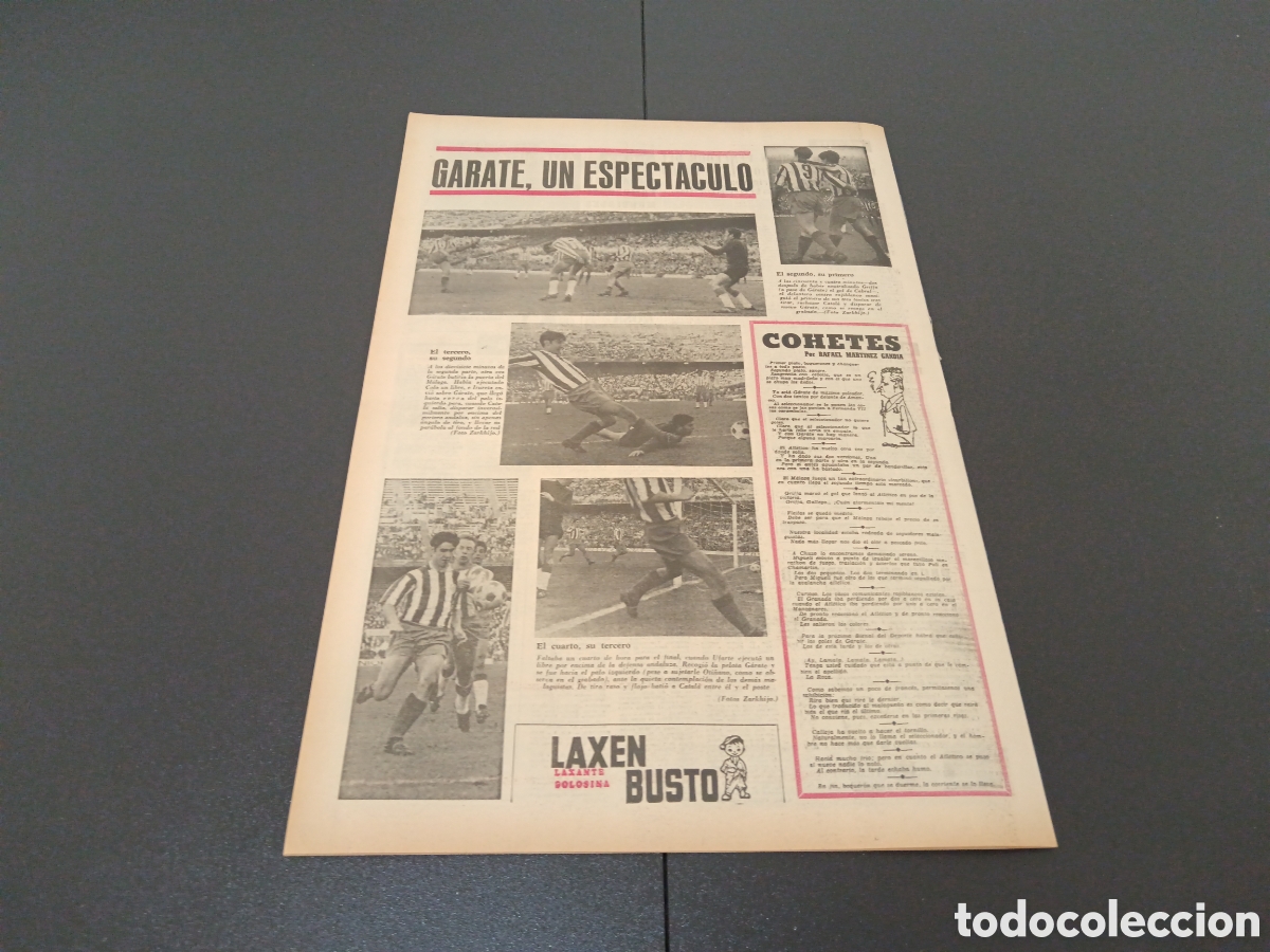 Coleccionismo deportivo: MARCA 17/02/1969 - Foto 11