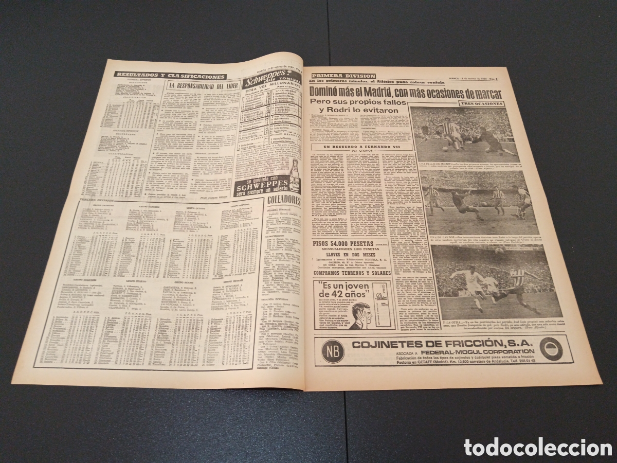 Coleccionismo deportivo: MARCA 03/03/1969 - Foto 2