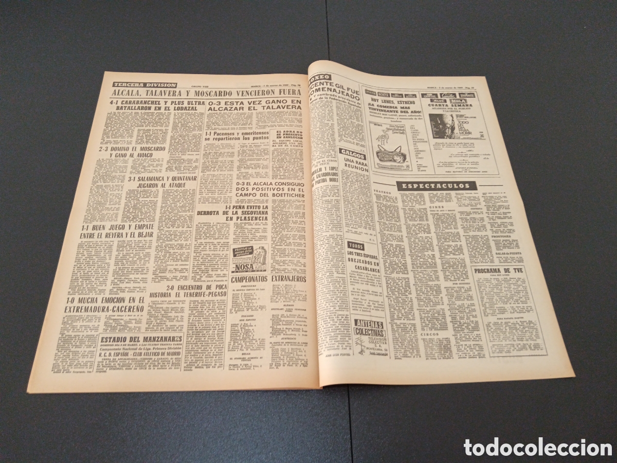 Coleccionismo deportivo: MARCA 03/03/1969 - Foto 9