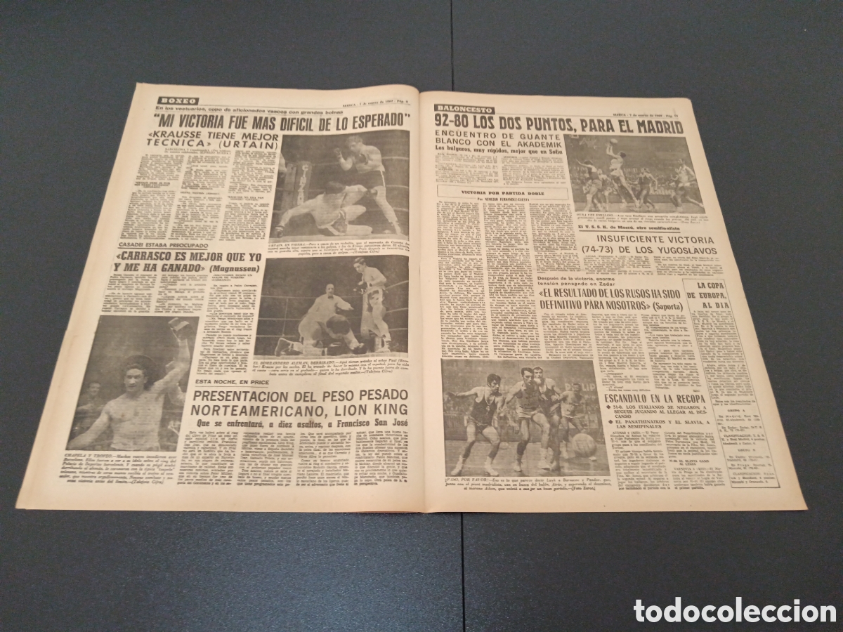 Coleccionismo deportivo: MARCA 07/03/1969 - Foto 3
