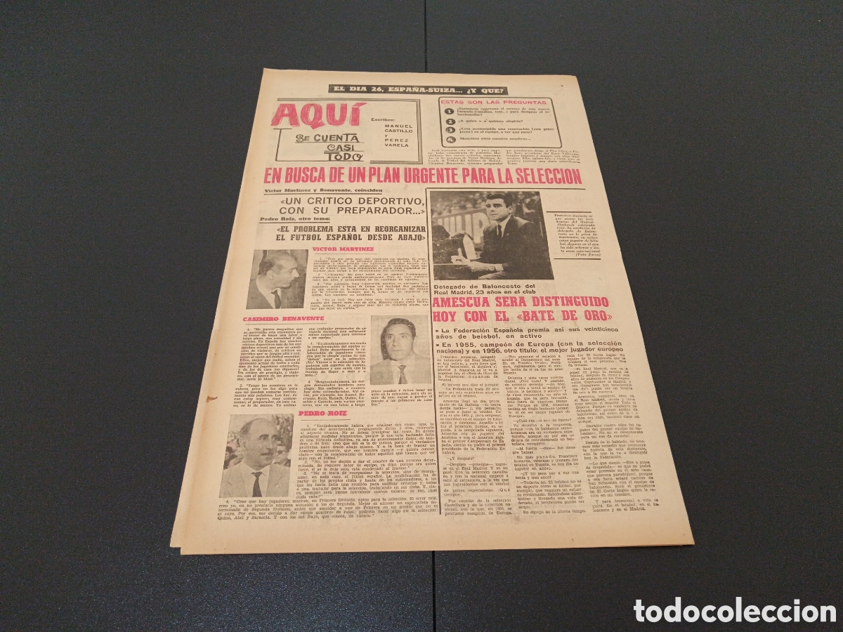 Coleccionismo deportivo: MARCA 07/03/1969 - Foto 5