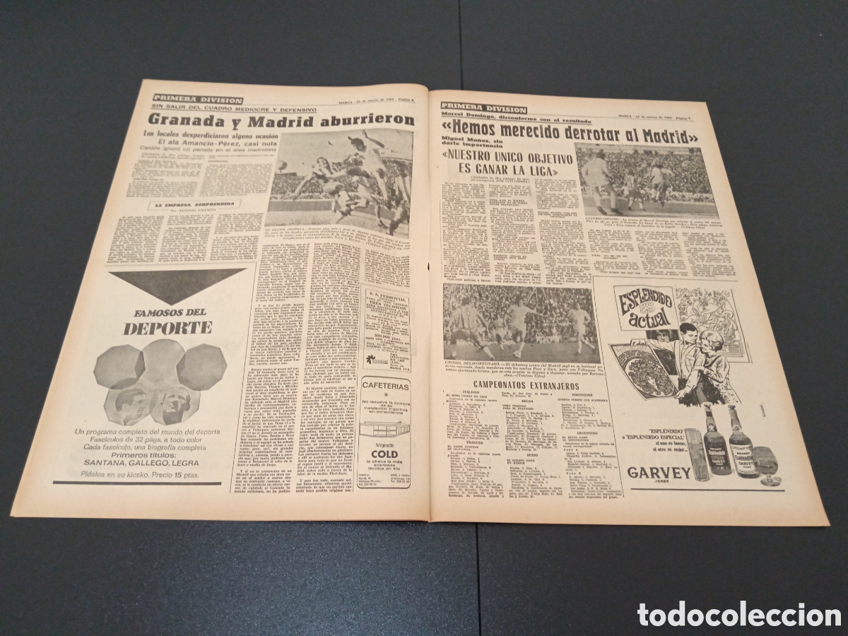 Coleccionismo deportivo: MARCA 24/03/1969 - Foto 4