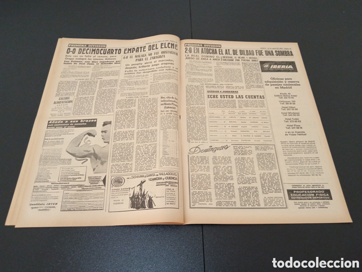 Coleccionismo deportivo: MARCA 24/03/1969 - Foto 6