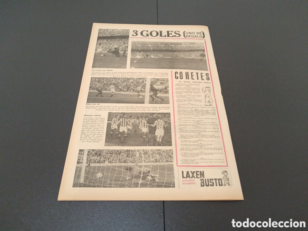 Coleccionismo deportivo: MARCA 24/03/1969 - Foto 12
