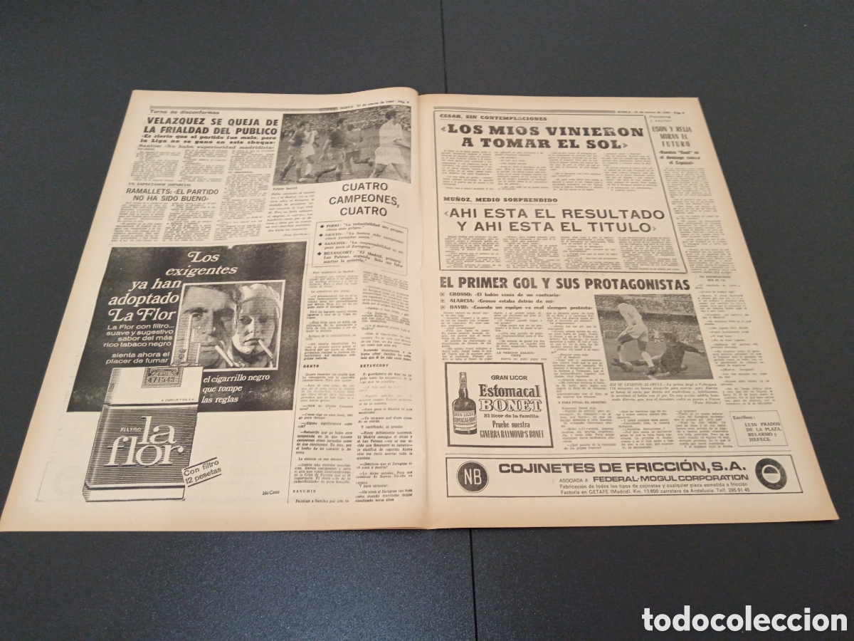 Coleccionismo deportivo: MARCA 31/03/1969 - Foto 3