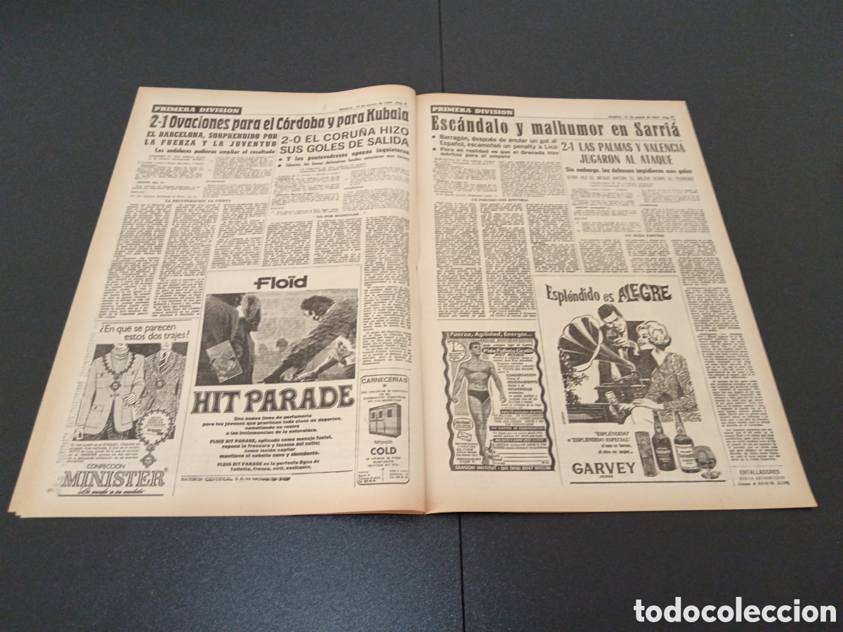 Coleccionismo deportivo: MARCA 31/03/1969 - Foto 4