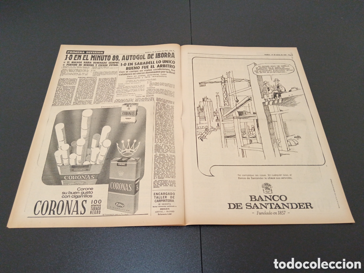 Coleccionismo deportivo: MARCA 31/03/1969 - Foto 5