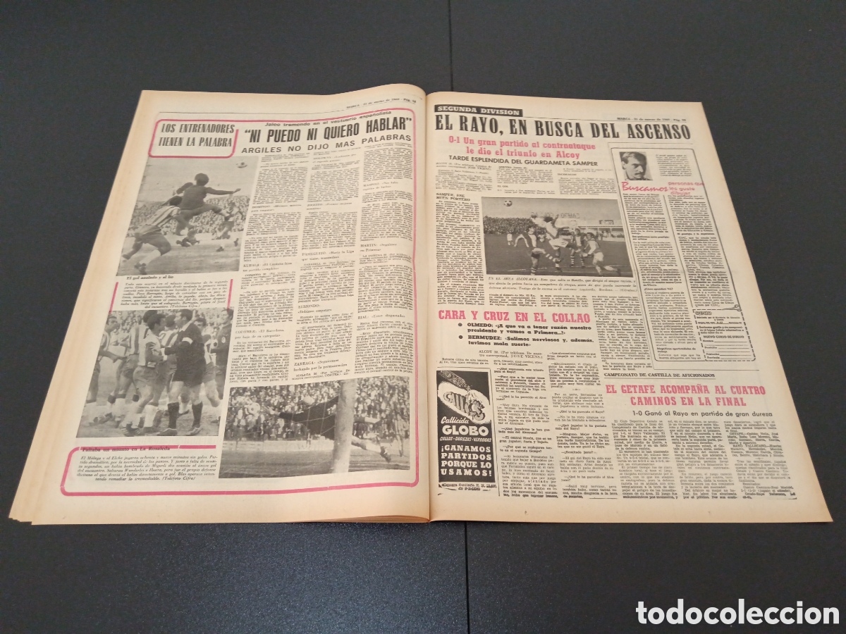 Coleccionismo deportivo: MARCA 31/03/1969 - Foto 7