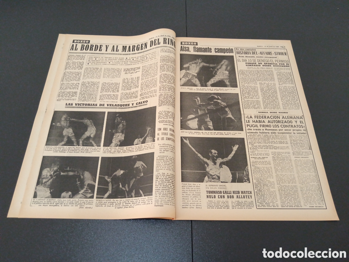 Coleccionismo deportivo: MARCA 13/04/1969 - Foto 3