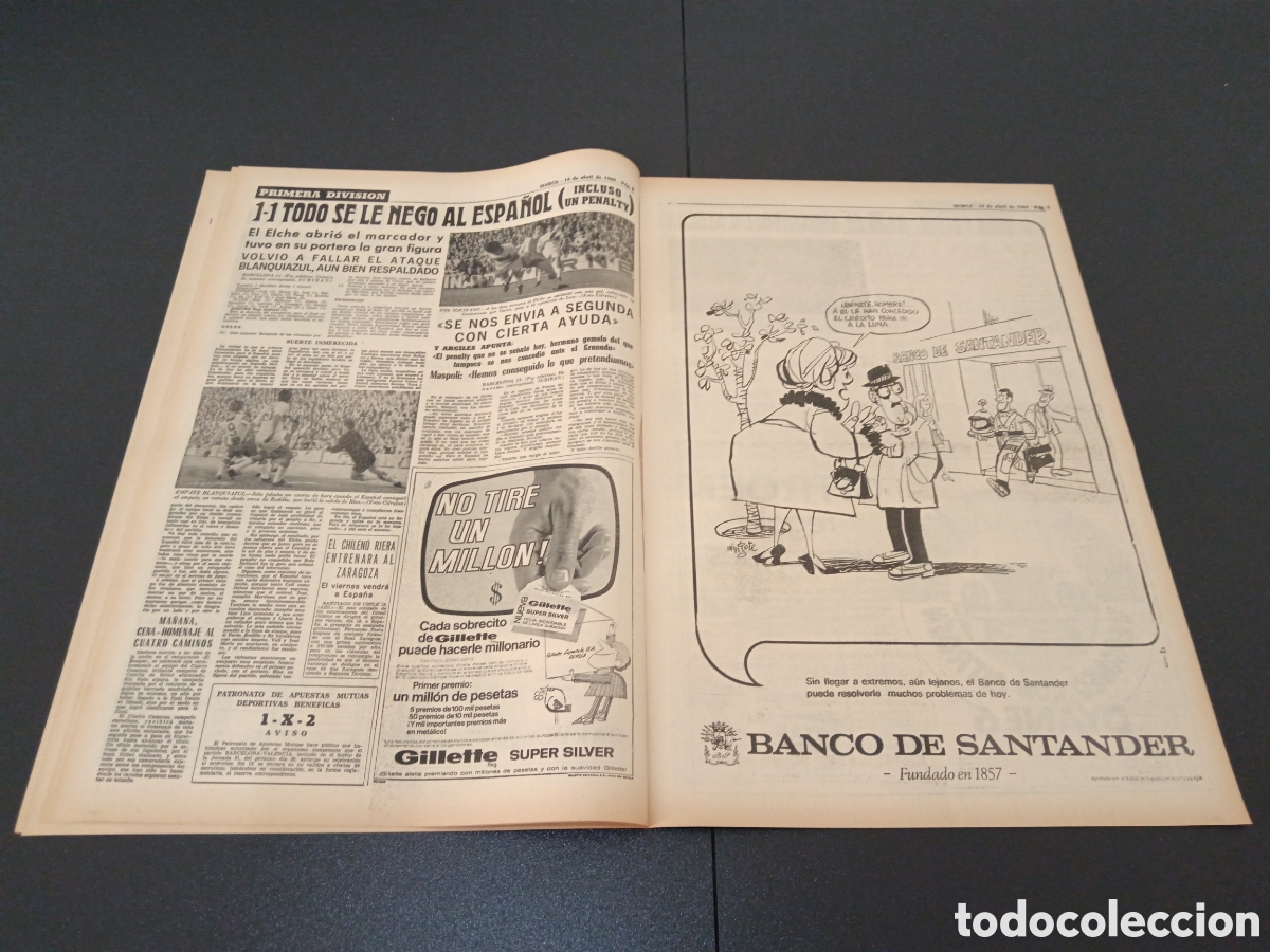 Coleccionismo deportivo: MARCA 14/04/1969 - Foto 5