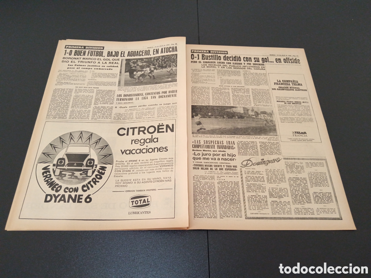 Coleccionismo deportivo: MARCA 14/04/1969 - Foto 6