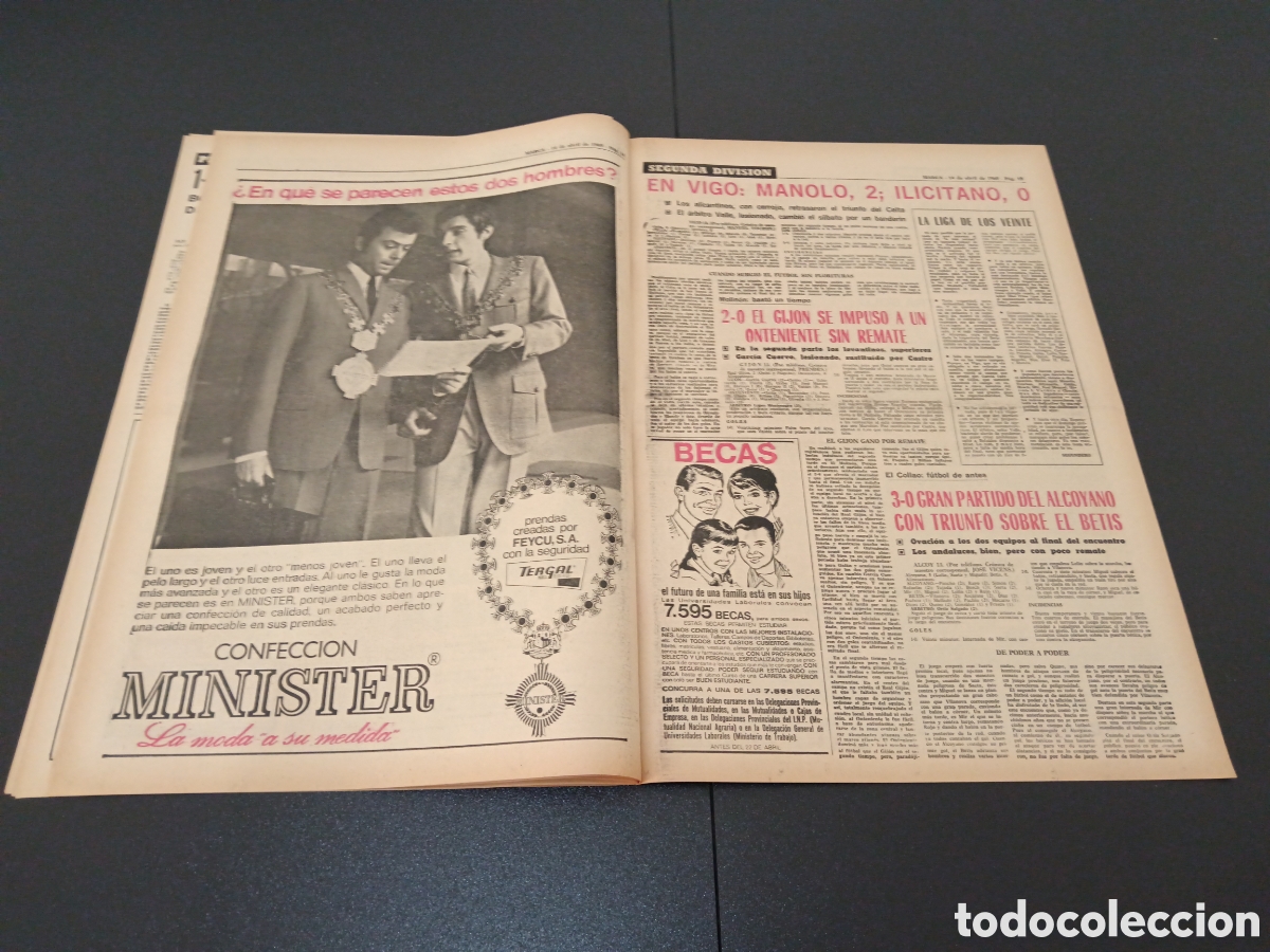 Coleccionismo deportivo: MARCA 14/04/1969 - Foto 8