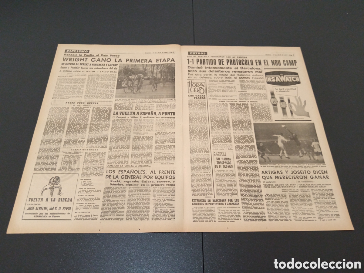 Coleccionismo deportivo: MARCA 17/04/1969 - Foto 2