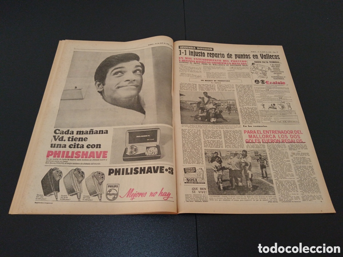 Coleccionismo deportivo: MARCA 21/04/1969 - Foto 8