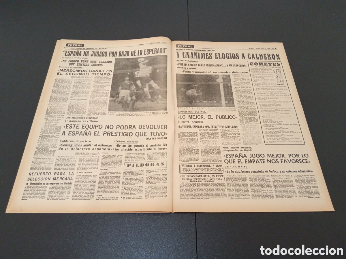 Coleccionismo deportivo: MARCA 24/04/1969 - Foto 3
