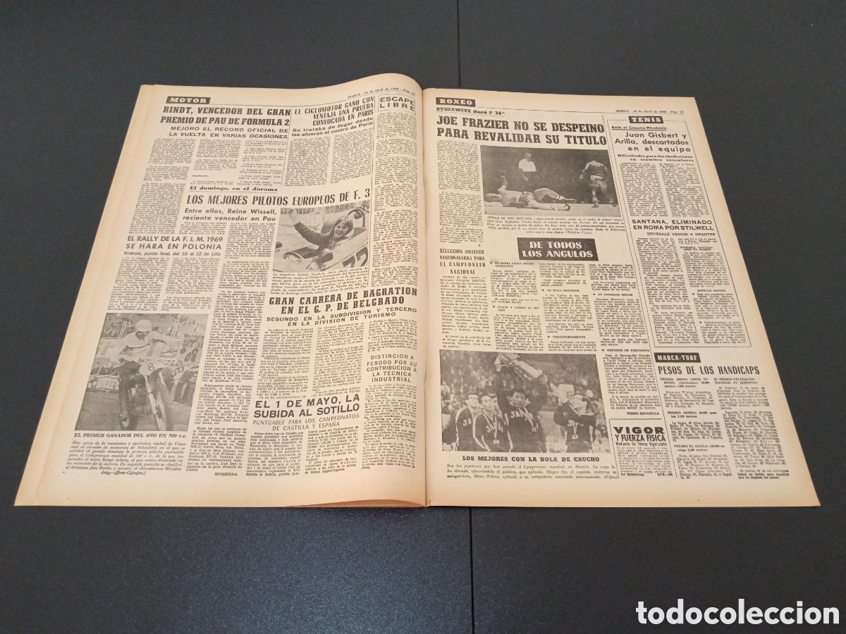 Coleccionismo deportivo: MARCA 24/04/1969 - Foto 5