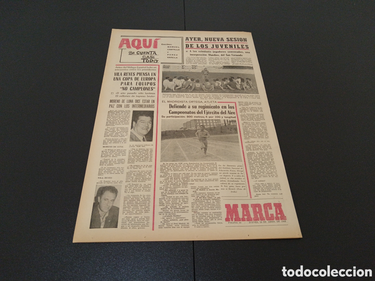 Coleccionismo deportivo: MARCA 24/04/1969 - Foto 7