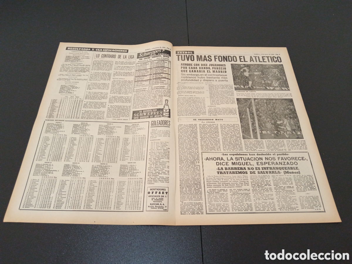 Coleccionismo deportivo: MARCA 05/05/1969 - Foto 2