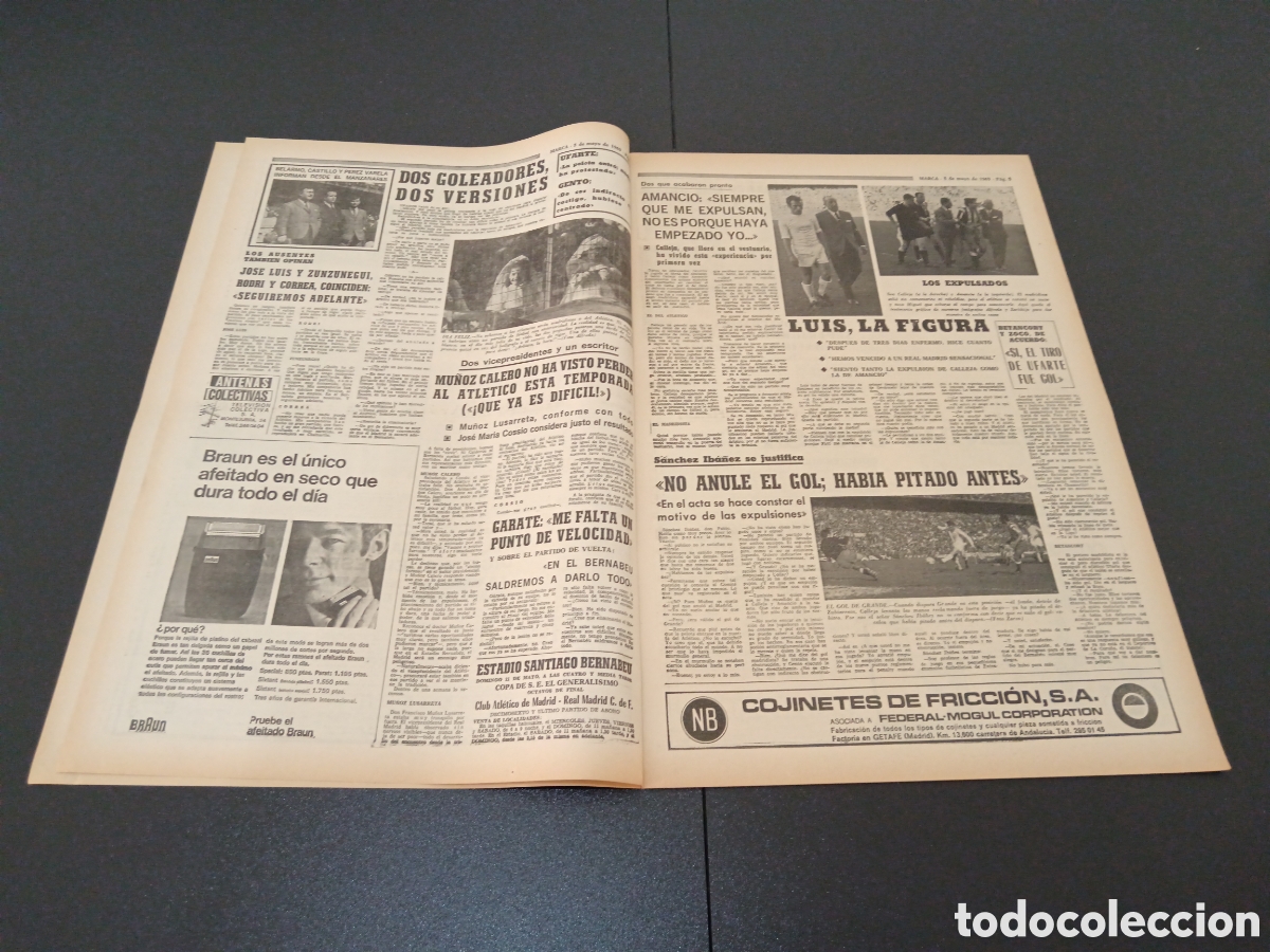 Coleccionismo deportivo: MARCA 05/05/1969 - Foto 3