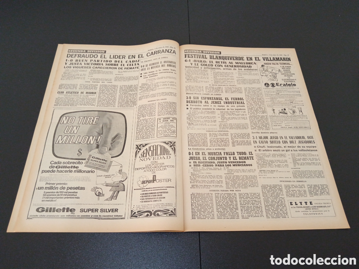 Coleccionismo deportivo: MARCA 05/05/1969 - Foto 7